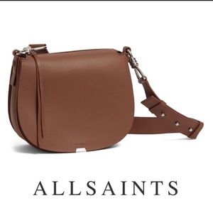 All Saints Captain Round Crossbody Bag